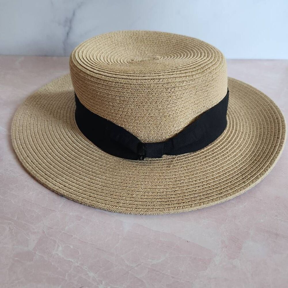 Target merona woven tan fedora straw hat